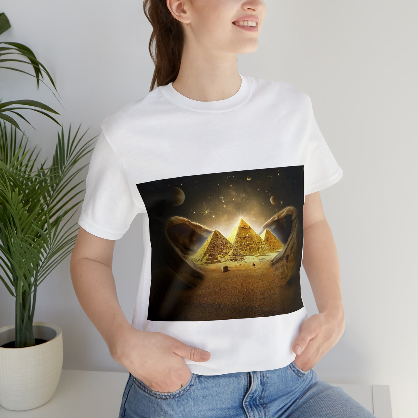 Egyptian Pyramids T-Shirt 100 % Cotton