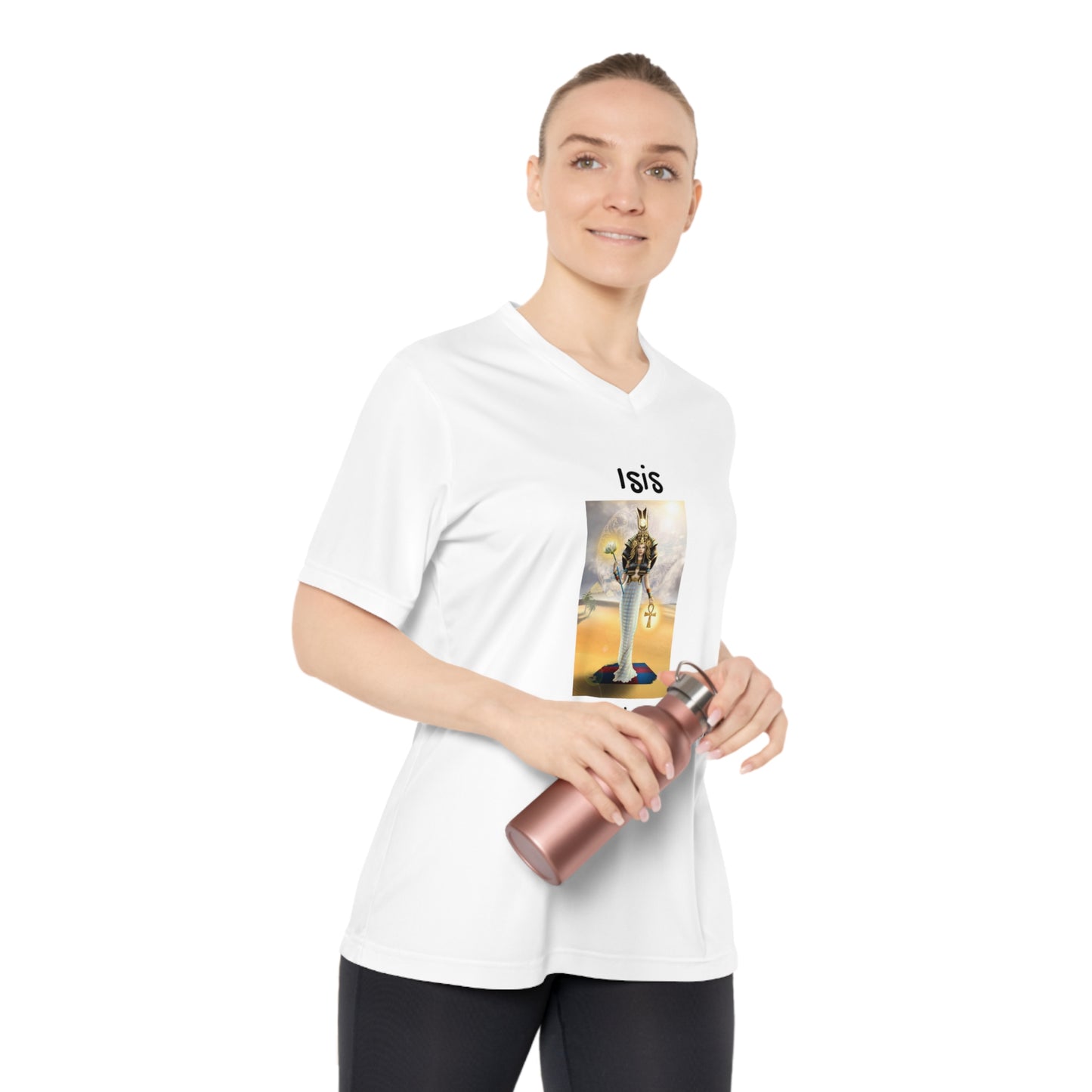 Goddess Isis - Women's Performance V-Neck T-Shirt