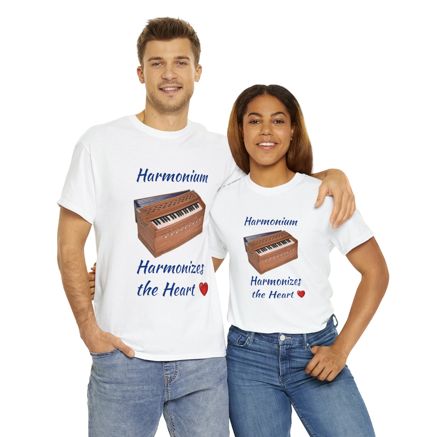 Unisex Heavy Cotton Tee - Harmonium Harmony