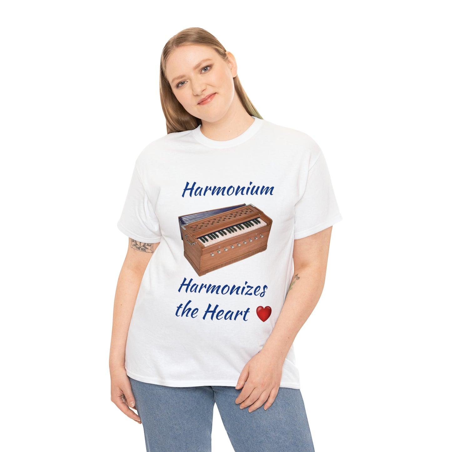 Unisex Heavy Cotton Tee - Harmonium Harmony