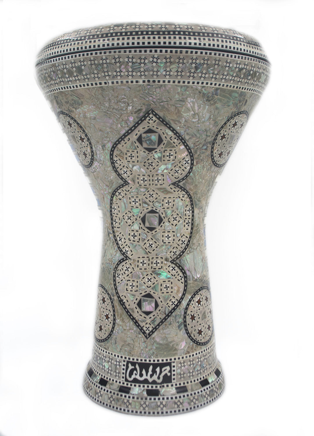 Gawharet El Fan 15.5" Darbuka Traditional Circle & Spades design