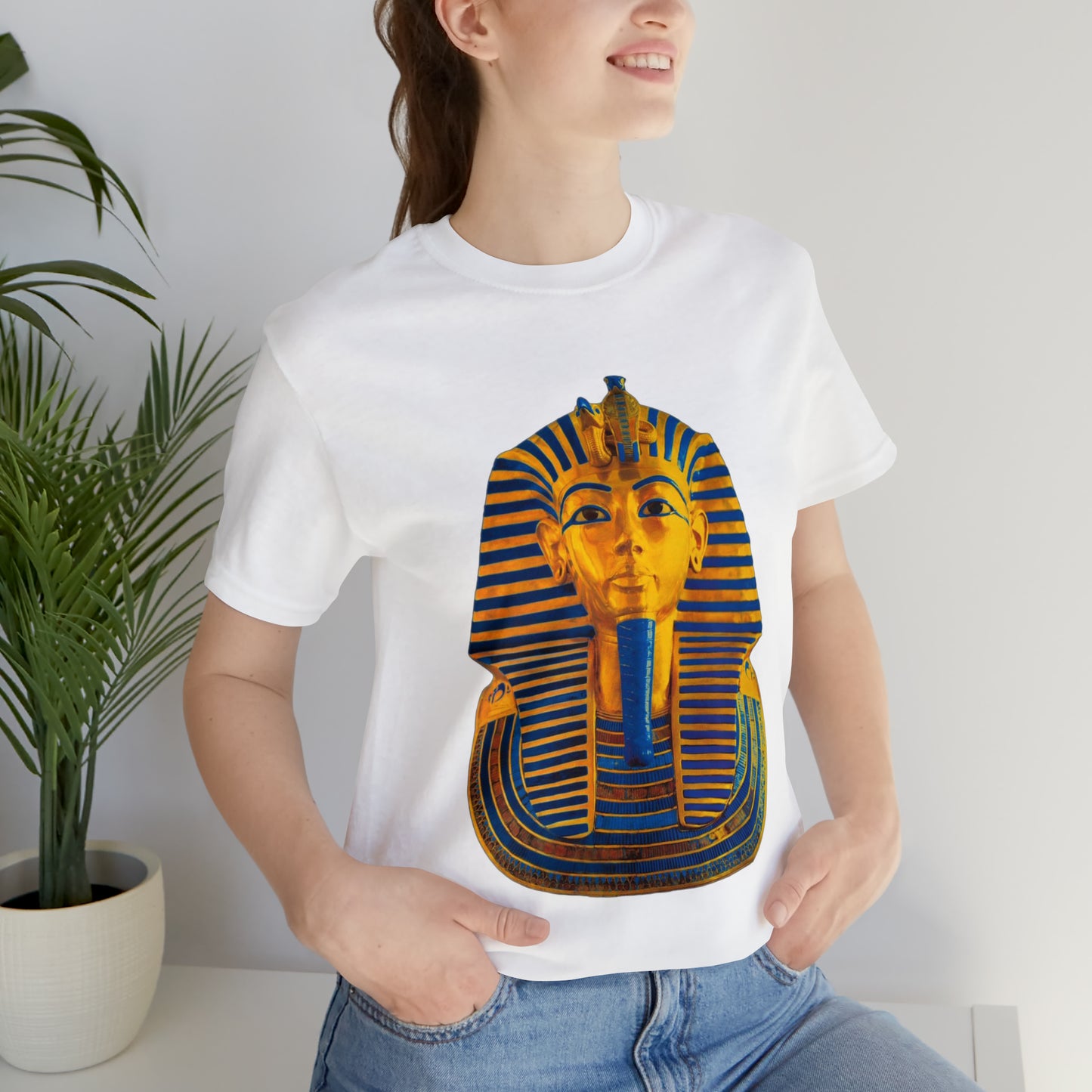 King Tut T-Shirt White 100 % Cotton