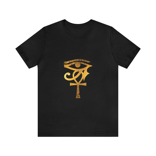 Key of Life & Eye of Horus T-Shirt 100 % Cotton